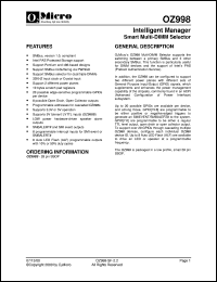 OZ998S Datasheet