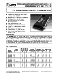 SP241ACT Datasheet