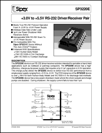 SP320ACF Datasheet