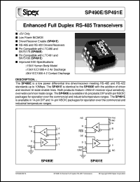 SP491ECN Datasheet