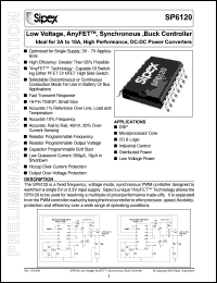 SP6120CY Datasheet