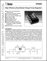 SP6680EU/TR Datasheet