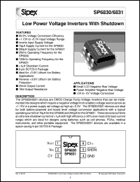 SP6830EK/TR Datasheet
