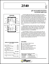 A2540SLB Datasheet