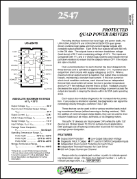 UDN2547EB Datasheet