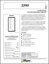 A2595SLW Datasheet