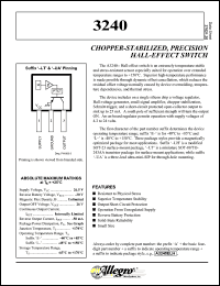 A3240LUA-TL Datasheet