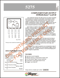UGN5275K Datasheet