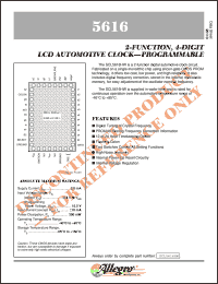 SCL5616HW Datasheet