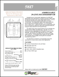 A5817SEP Datasheet