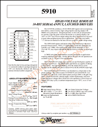 UCN5910LW-2 Datasheet