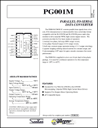 PG001M Datasheet