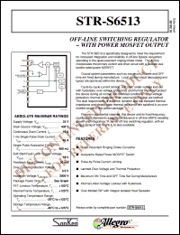 STR-S6401F Datasheet