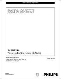 74ABT244-1D/0001 Datasheet