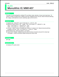 MM1407 Datasheet