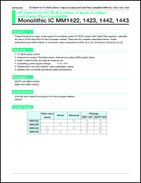 MM1422XJ Datasheet