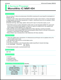 MM1454 Datasheet