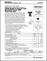 MMSF7N03ZR2 Datasheet