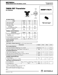 MMBF170LT1 Datasheet