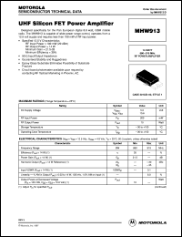 MHW913 Datasheet