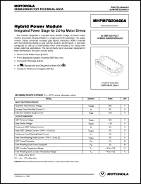 MHPM7B20A60A Datasheet