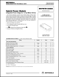 MHPM7B15A60A Datasheet