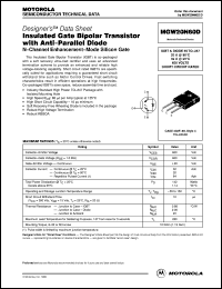 MGW20N60D Datasheet