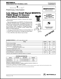 MGSF3442VT3 Datasheet