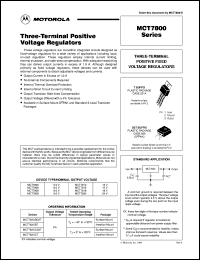 MCT7815CD2T Datasheet