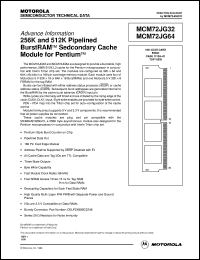 MCM72JG64SG66 Datasheet