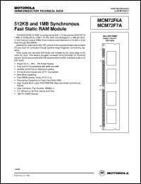 MCM72F7ADG12 Datasheet