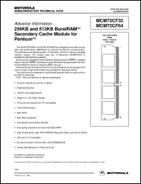 MCM72CF32SG66 Datasheet