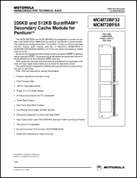 MCM72BF32SG60 Datasheet