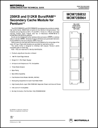 MCM72BB64SG66 Datasheet