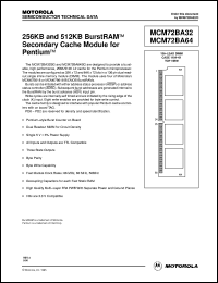 MCM72BA64SG50 Datasheet