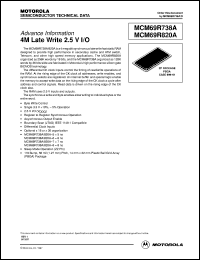 MCM69R820AZP5R Datasheet