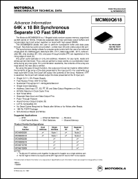 MCM69Q618TQ10R Datasheet