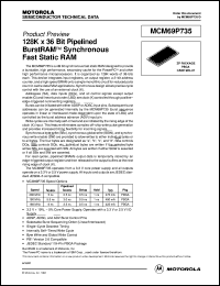 MCM69P737ZP4 Datasheet