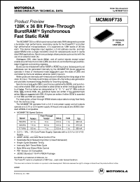 MCM69F735ZP6.5R Datasheet