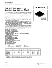 MCM69D536TQ8 Datasheet