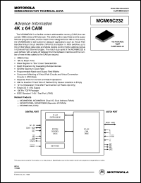 MCM69C232TQ20 Datasheet