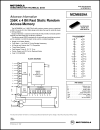 MCM6929AWJ10 Datasheet