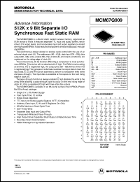 MCM67Q909ZP12R Datasheet