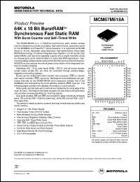 MCM67M618AFN10 Datasheet