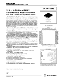 MCM67J518FN6 Datasheet