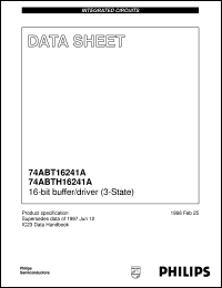74ABTH16241ADGG Datasheet
