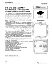 MCM67C618BFN7 Datasheet