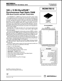 MCM67B518FN10 Datasheet