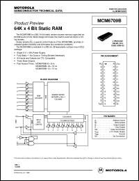 MCM6709BRJ7R Datasheet