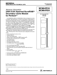 MCM64PE64SDG66 Datasheet